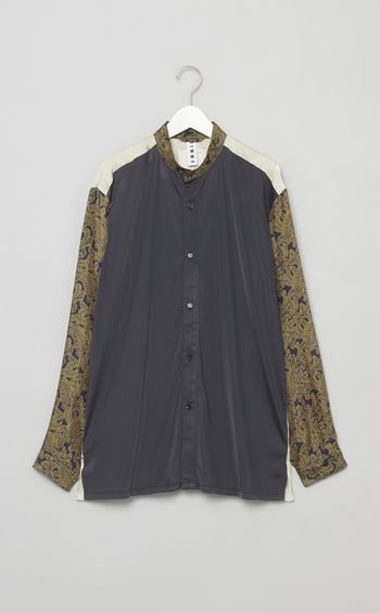 【reADdress】リメイクスタンドカラーシャツ