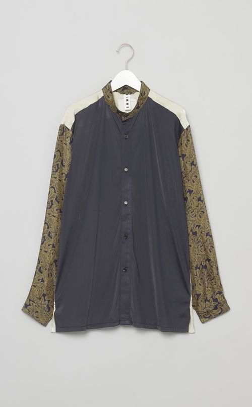 【reADdress】リメイクスタンドカラーシャツ