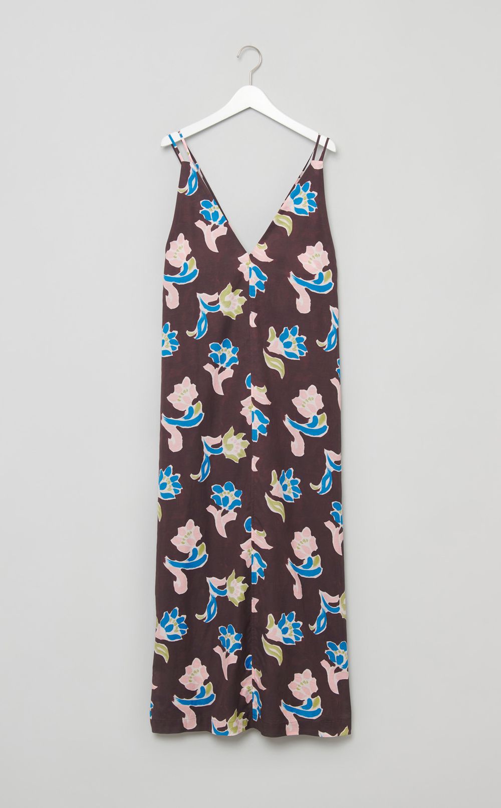 フラワープリントキャミソールワンピース