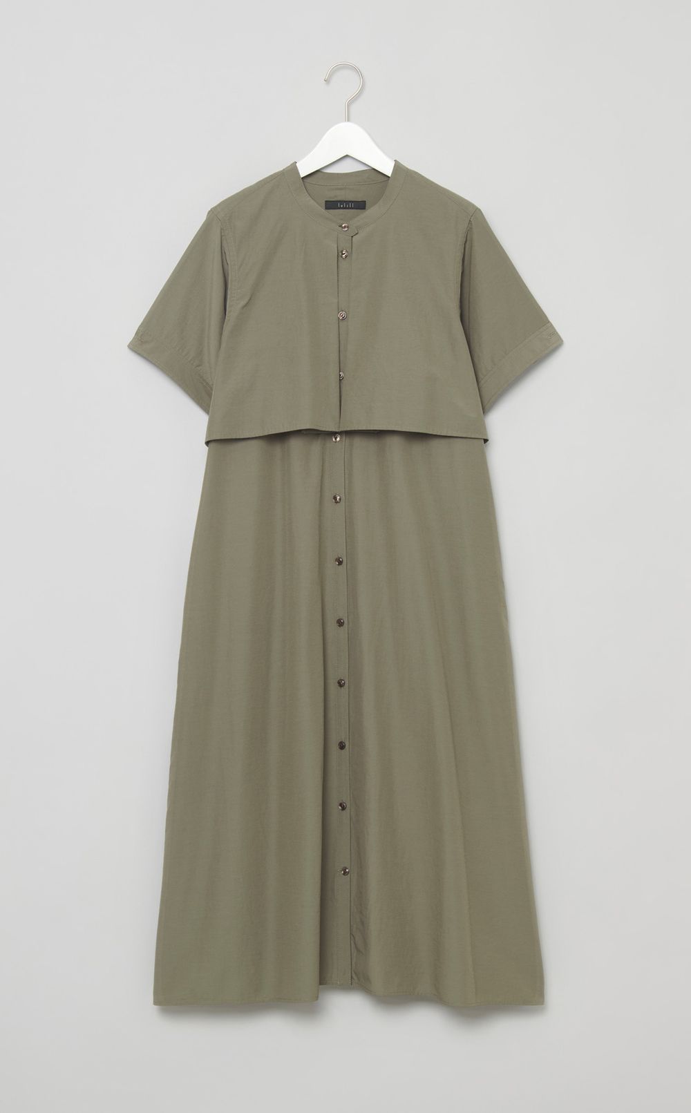 バックタックフラップワンピース