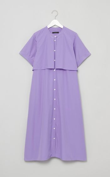 バックタックフラップワンピース