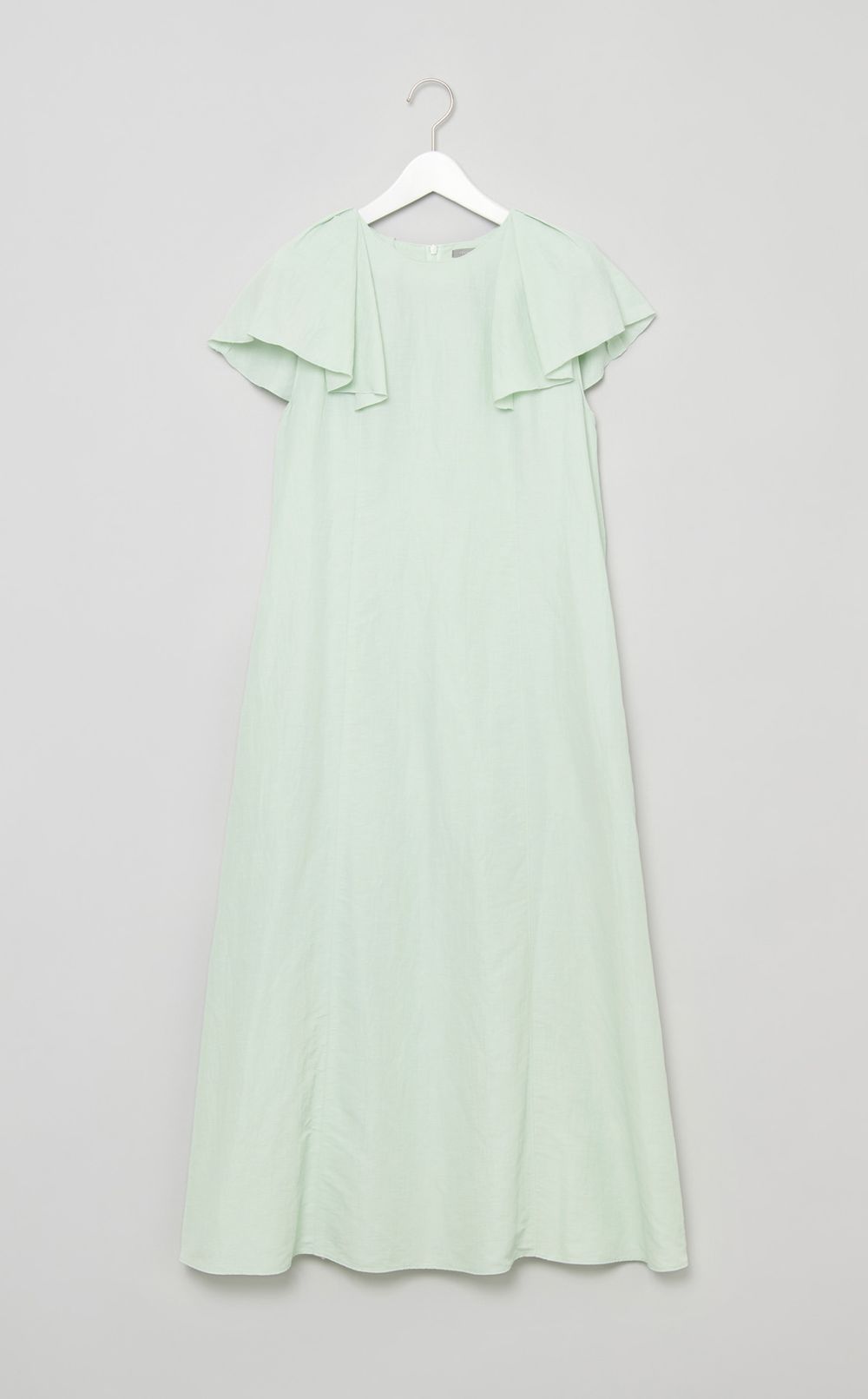 ラッフルカラーワンピース