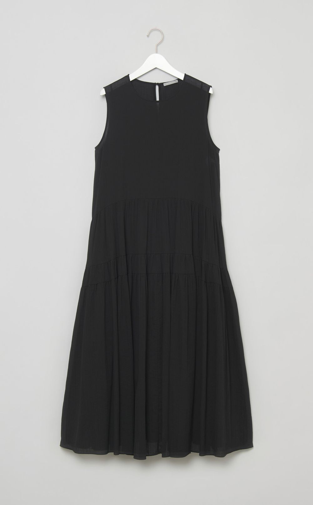 ティアードノースリーブワンピース