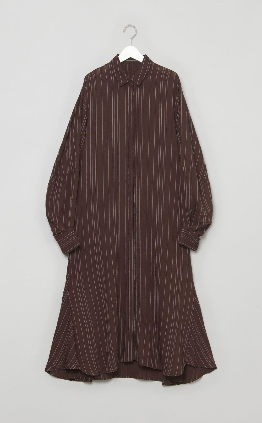 ジャガードシャツワンピース