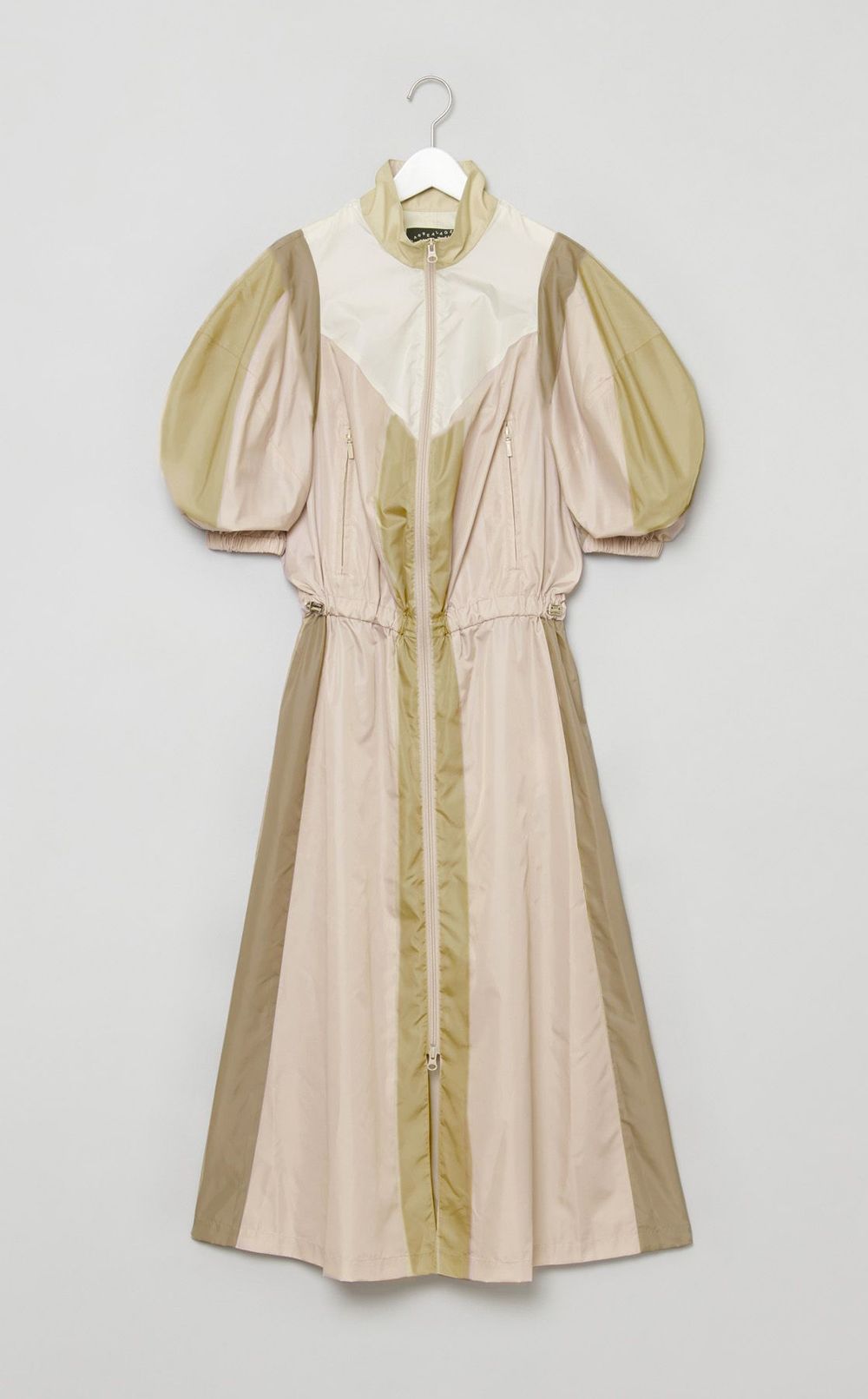 パネルウィンドブレーカーワンピース