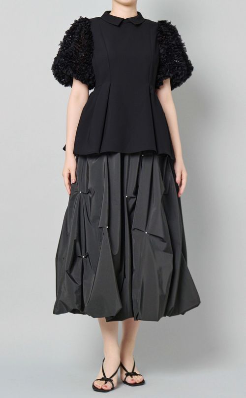 パールタックバルーンスカート