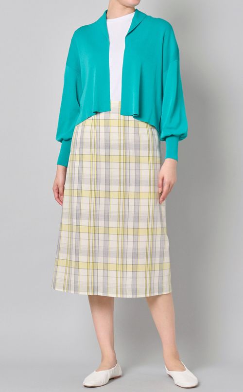 マドラスチェックロングスカート