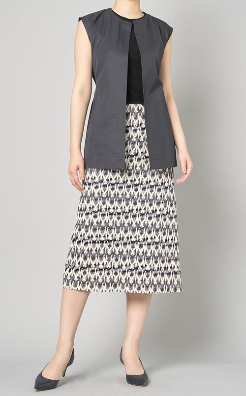 クロストリコットタイトストレートスカート