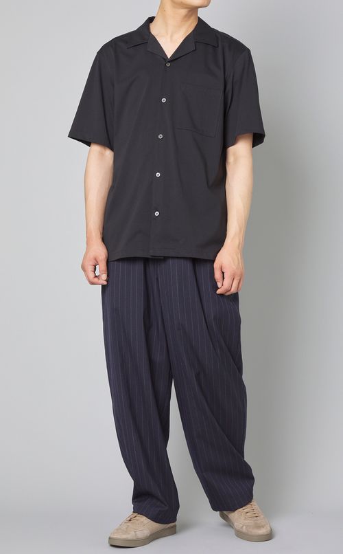 ストラクチャーニットオープンシャツ