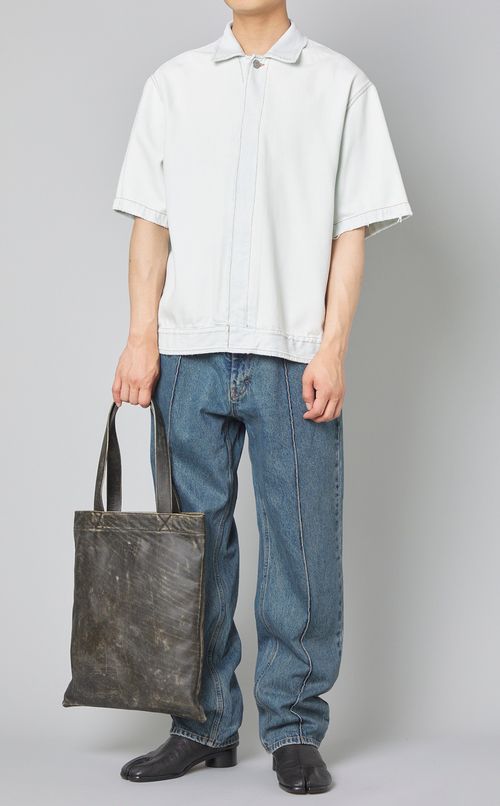 デニムショートスリーブシャツ