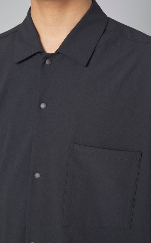 ストレッチオープンカラーシャツ