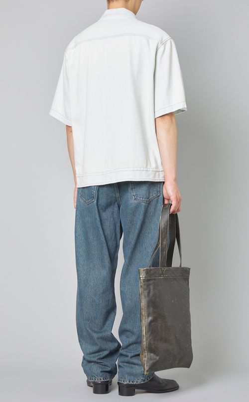 バフレザートートバッグ