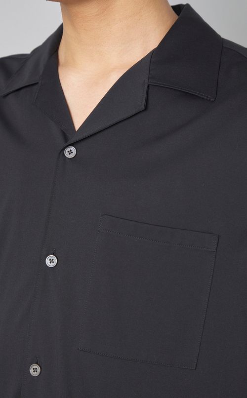 ストラクチャーニットオープンシャツ