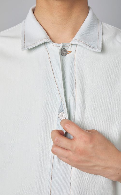 デニムショートスリーブシャツ