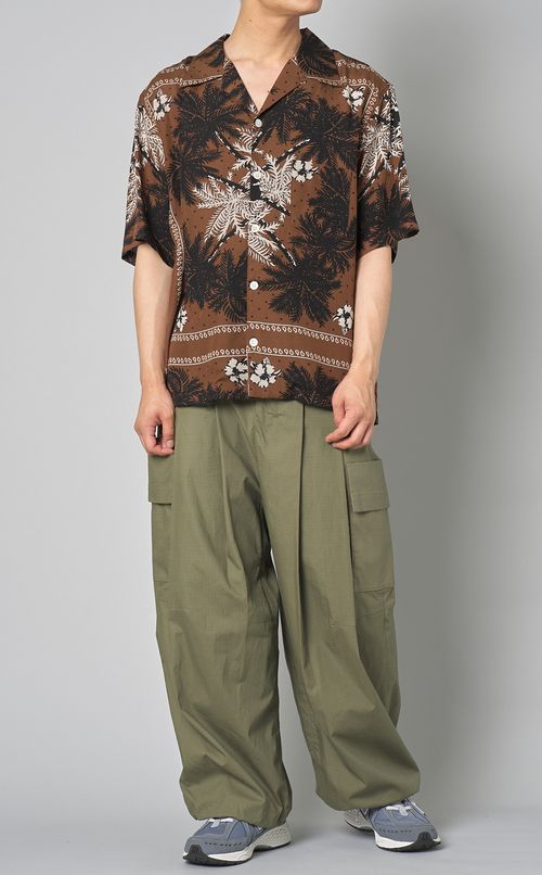 パームツリープリントシャツ