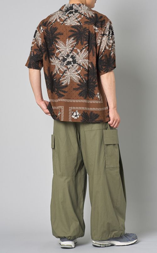 パームツリープリントシャツ