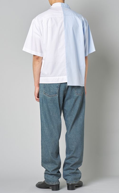 ロゴバイカラーシャツ