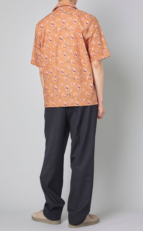 スポンジプリントショートスリーブシャツ