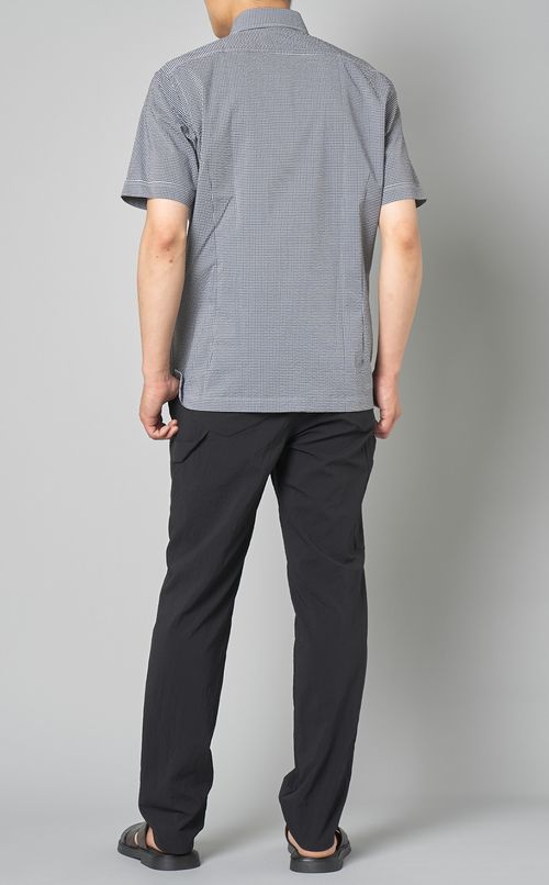 サッカーチェックショートスリーブシャツ