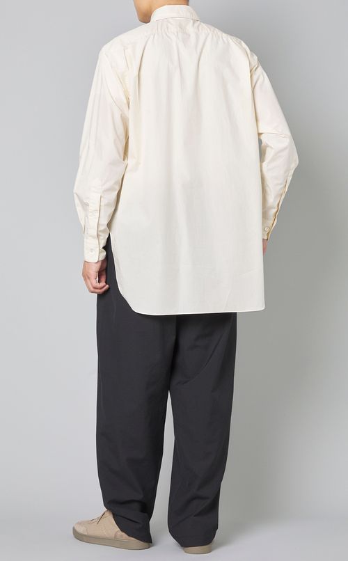 ダブルカラーロングシャツ