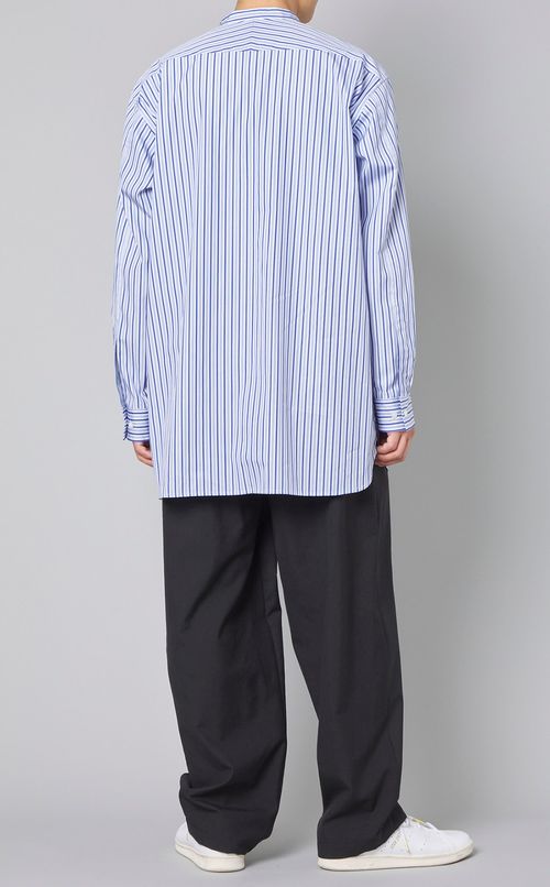 トーマスメイソンバンドカラーシャツ