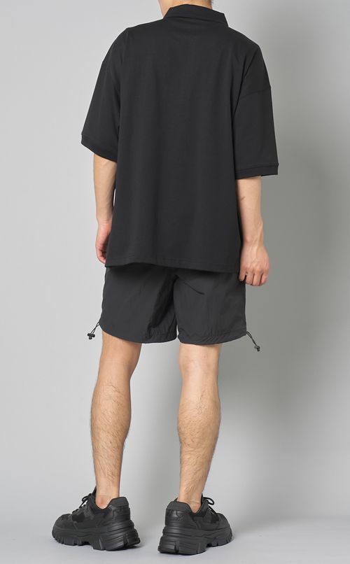 ジップアップポロシャツ