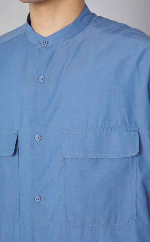 バンドカラーシャツ