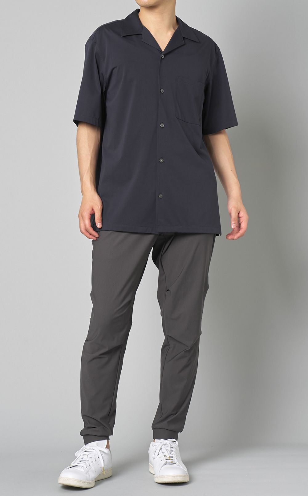 美品✨AOURE 24SS ハイファンクションジョガーパンツ S グレー AOURE|ハイファンクションジョガーパンツ