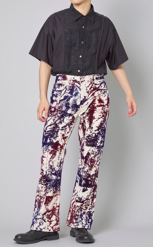 プリントジーンズ