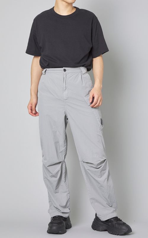 ナイロン1タックパンツ