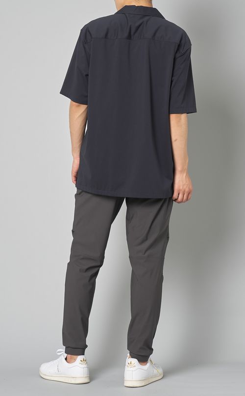 ストラクチャーニットオープンシャツ