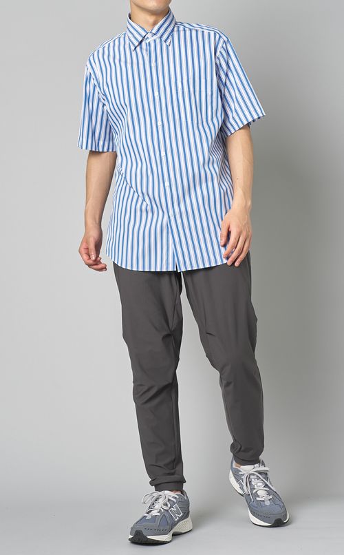 ストライプショートスリーブシャツ