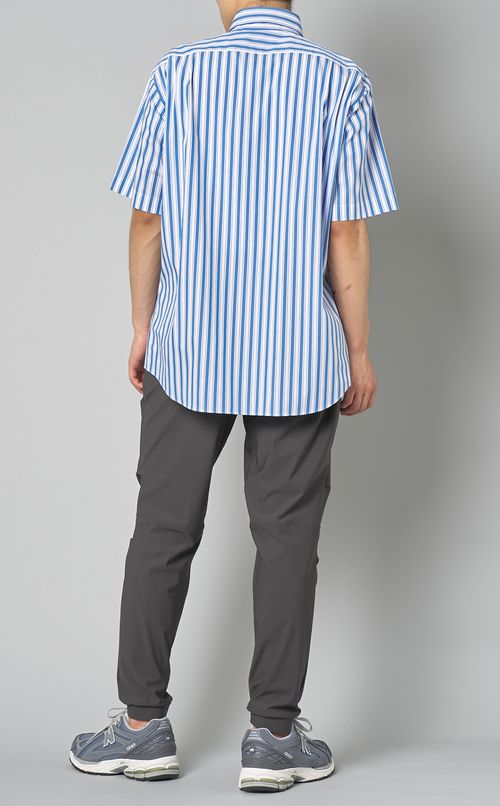 ストライプショートスリーブシャツ