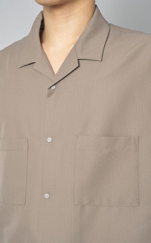 ショートスリーブシアサッカーシャツ