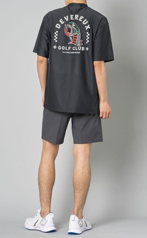 【手洗い可】プリントモックTシャツ