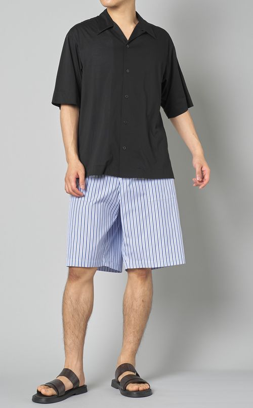 ジャージーオープンカラーシャツ