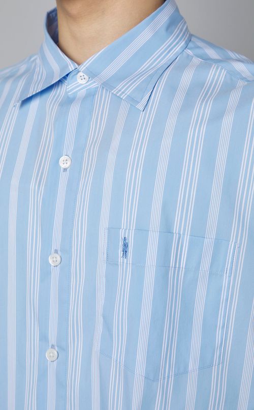 ストライプショートスリーブシャツ