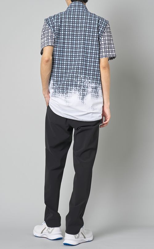 チェックグラデーションベスト