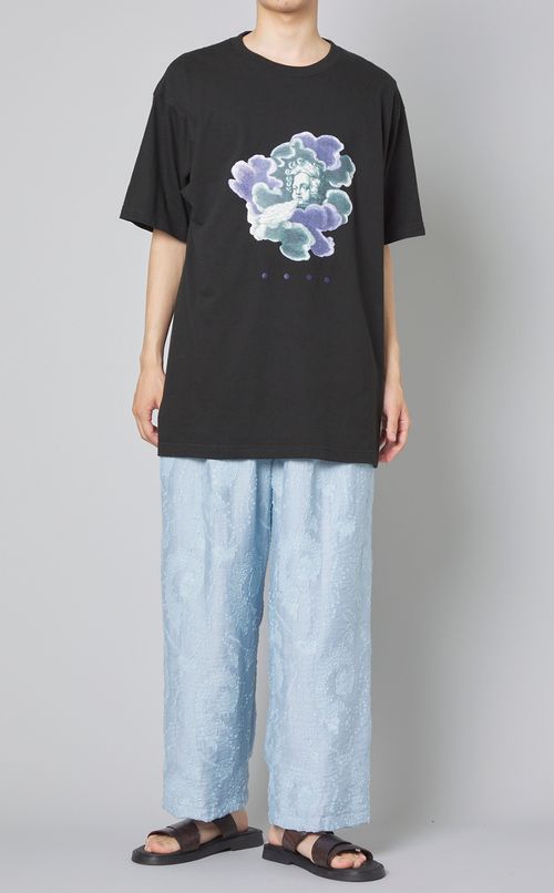 フラワーエンブロイダリーパンツ