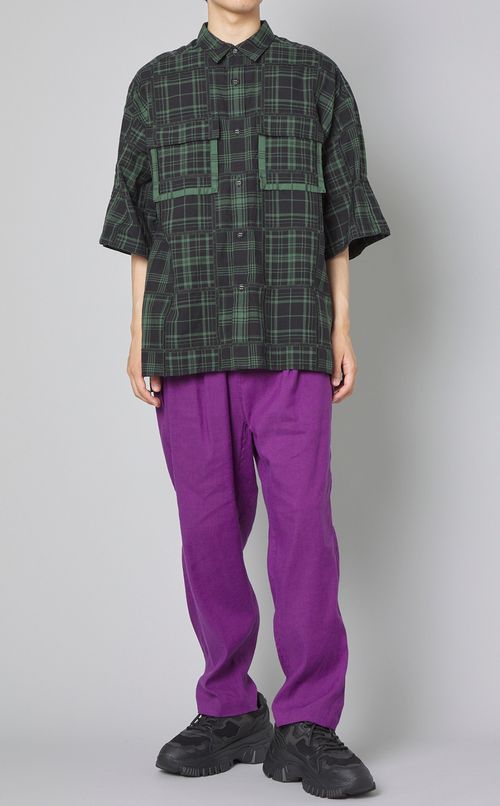 コットンリネンポケットパンツ