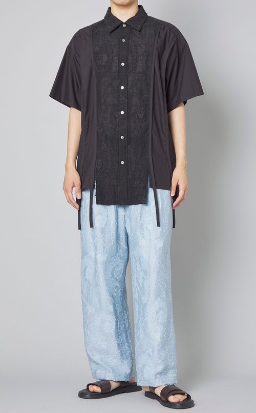 フラワーエンブロイダリーパンツ