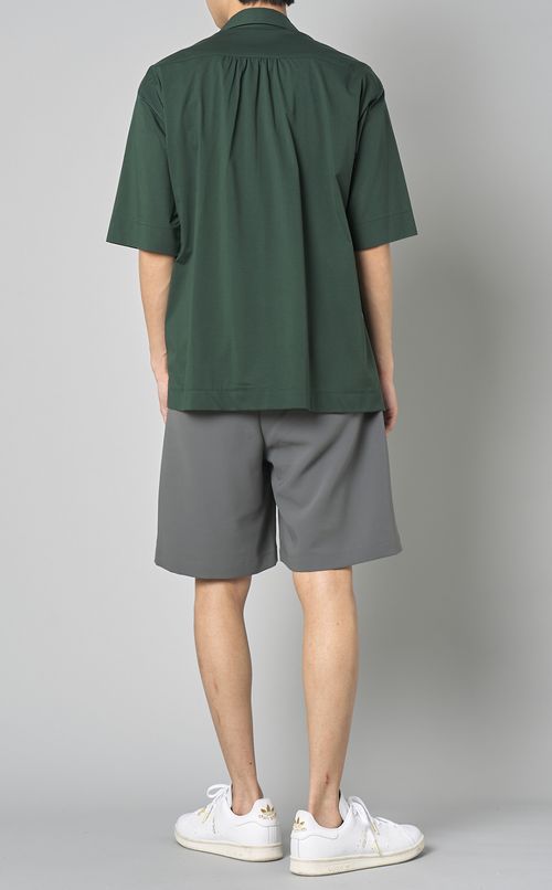 ジャージーオープンカラーシャツ