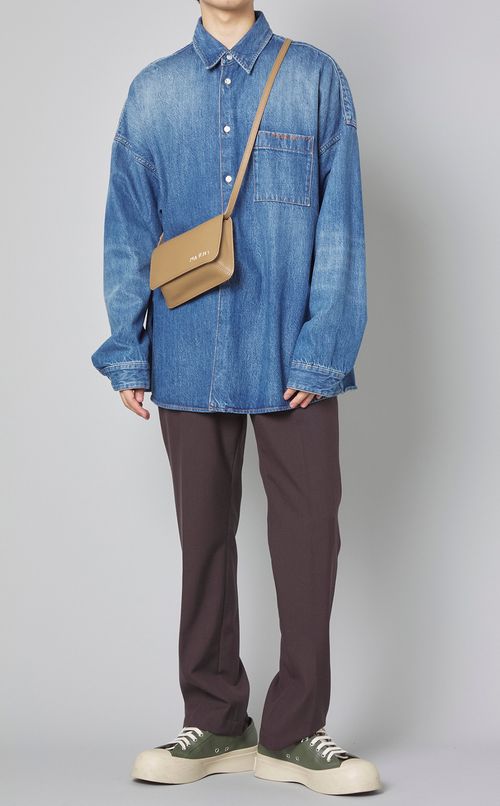 ロゴエンブロイダリーポシェット