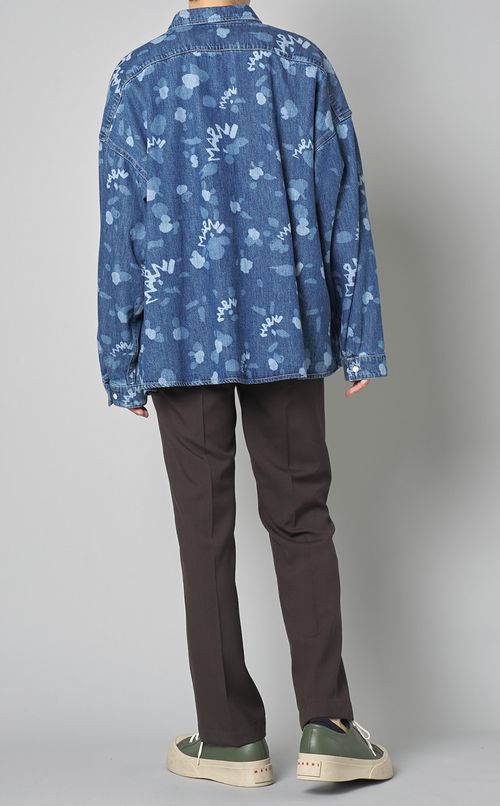 デニムロゴシャツ