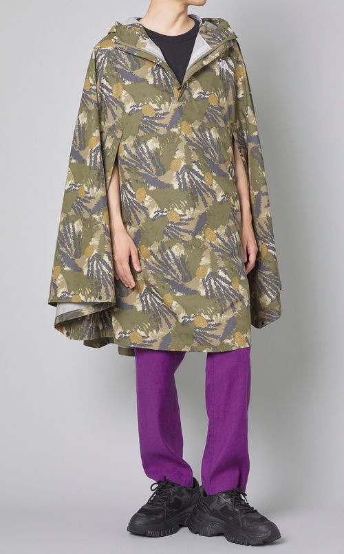 カモフラアクセスポンチョ
