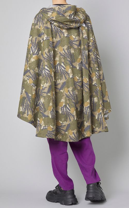 カモフラアクセスポンチョ