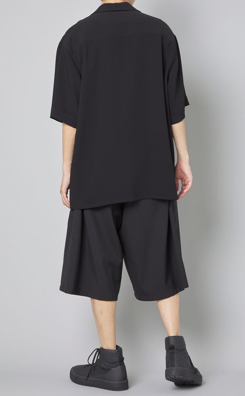 トリアセテートオープンシャツ