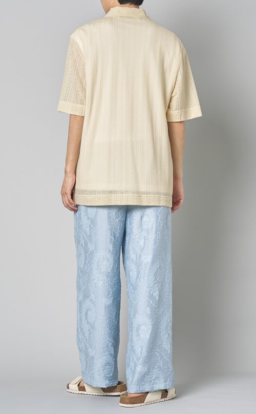 レースショートスリーブシャツ