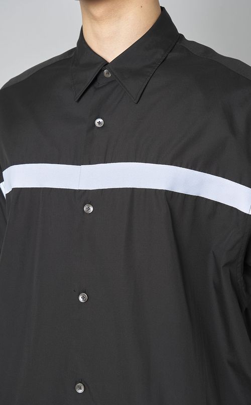 ニットコンビショートスリーブシャツ