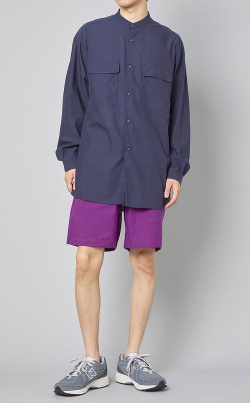 バンドカラーシャツ